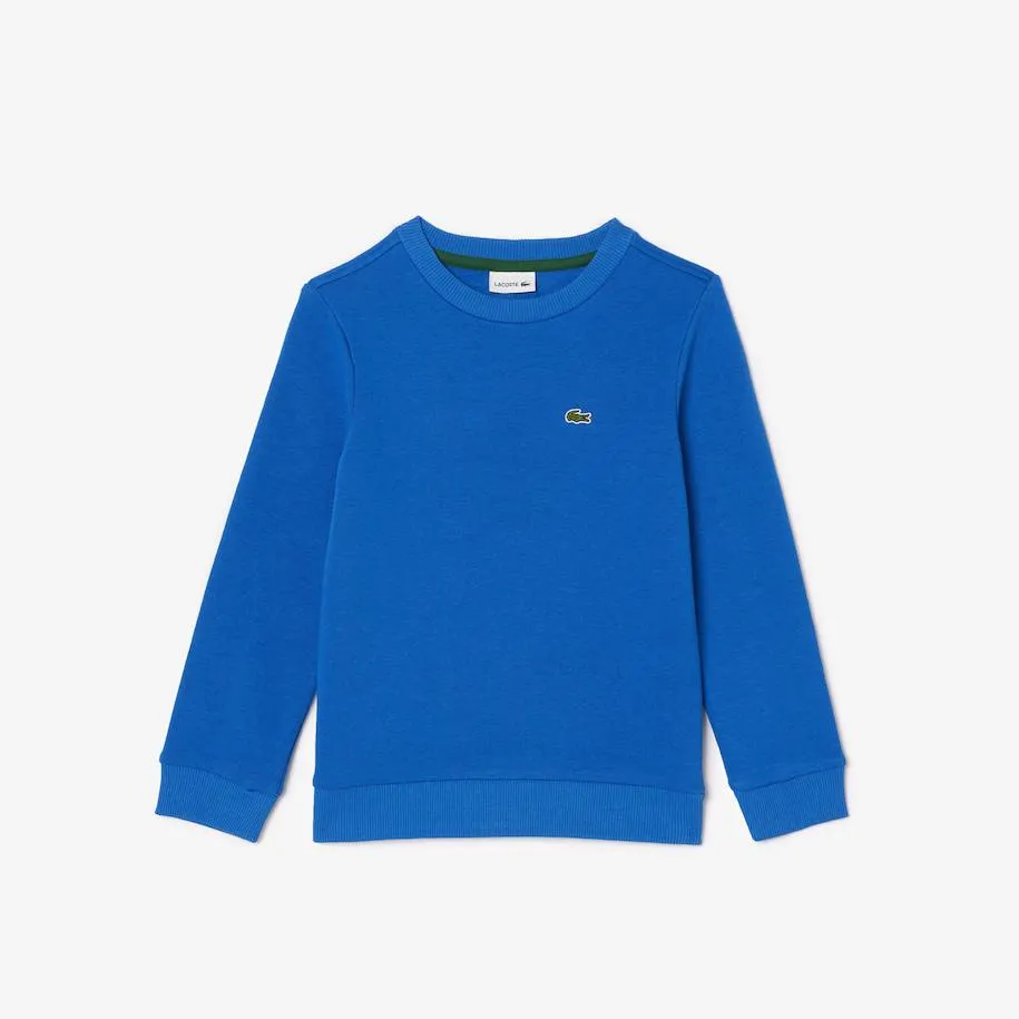 Sudadera infantil Lacoste en franela de algodón ecológico