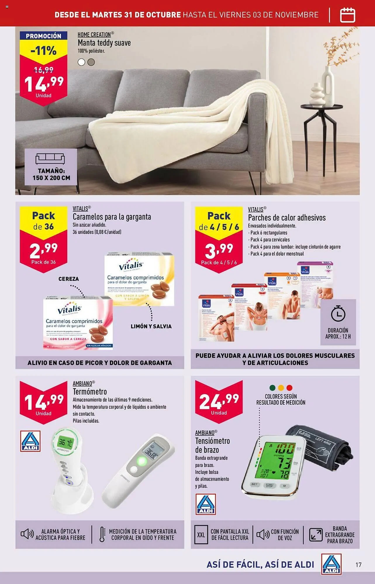 Catálogo de Folleto ALDI 31 de octubre al 7 de noviembre 2023 - Página 17