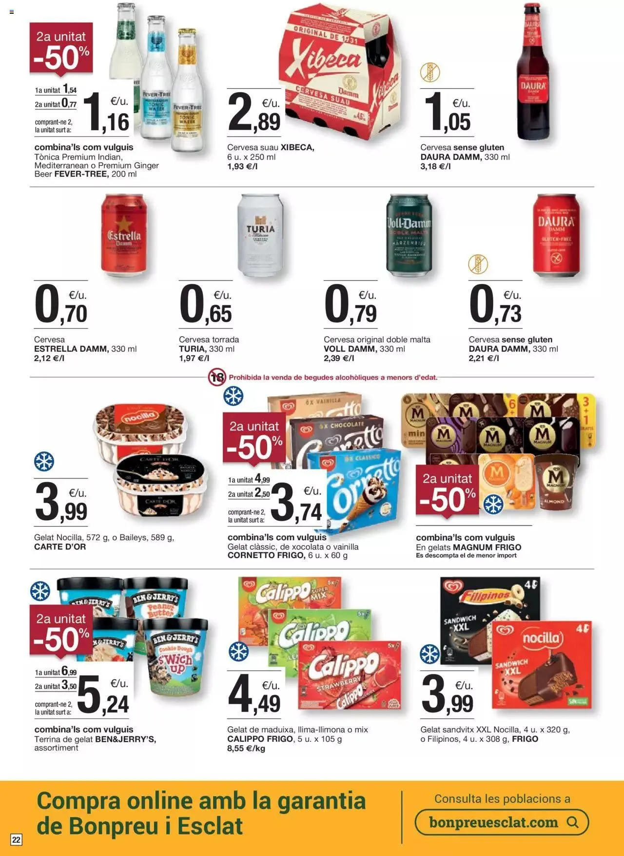 Catálogo de Bonpreu folleto 22 de agosto al 12 de septiembre 2023 - Página 22