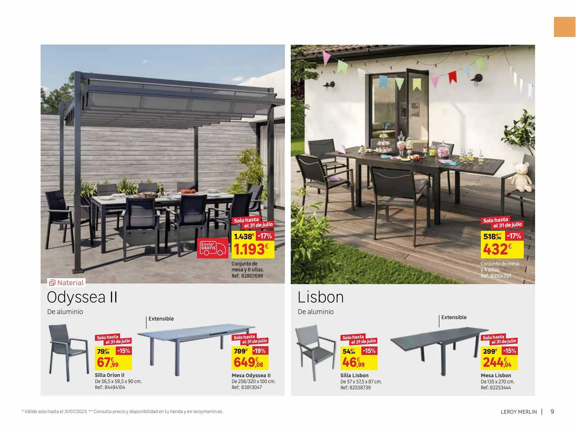 Catálogo de Folleto Leroy Merlin 9 de junio al 31 de julio 2023 - Página 9