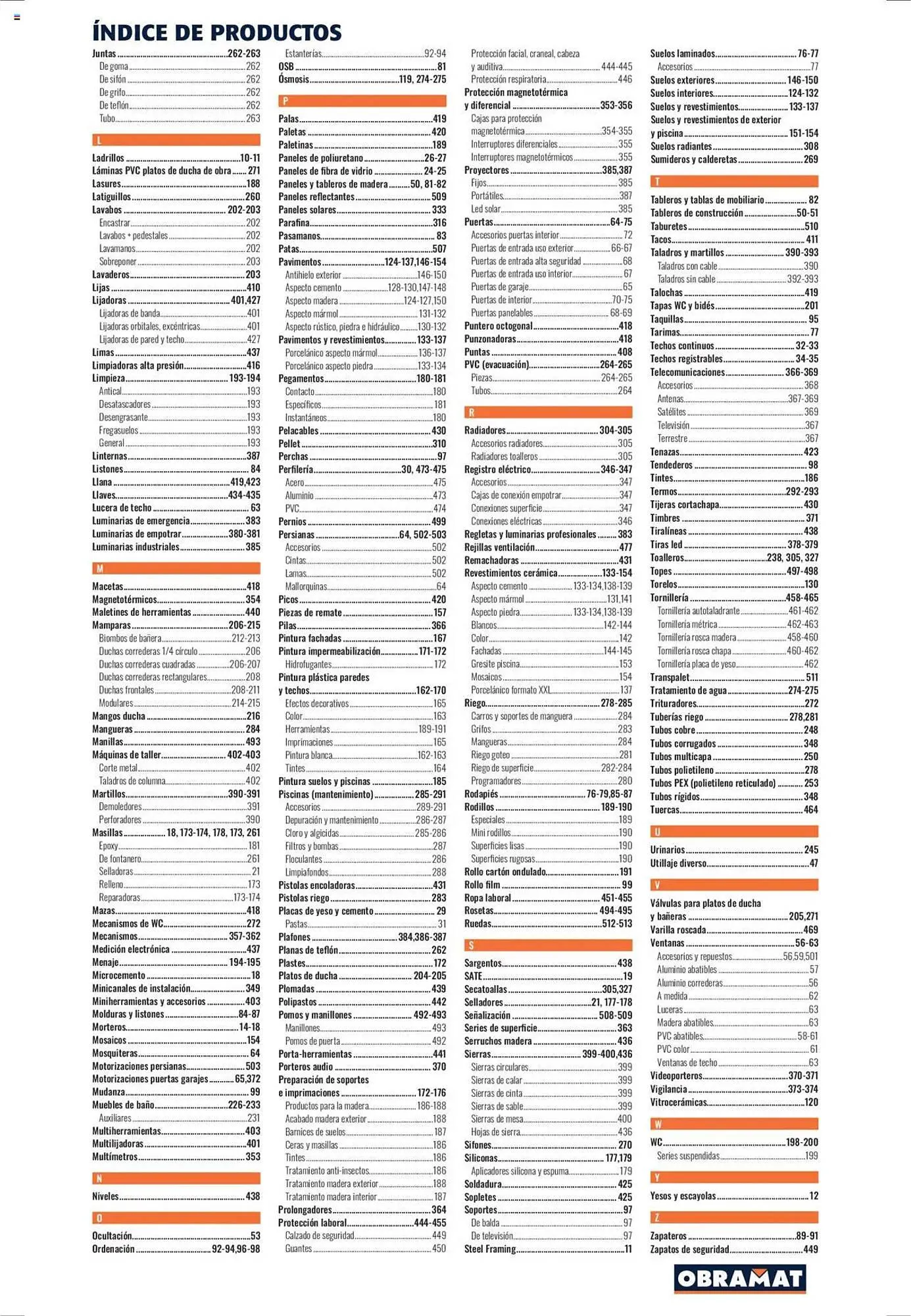 Catálogo de Folleto Obramat 14 de marzo al 28 de abril 2025 - Página 521
