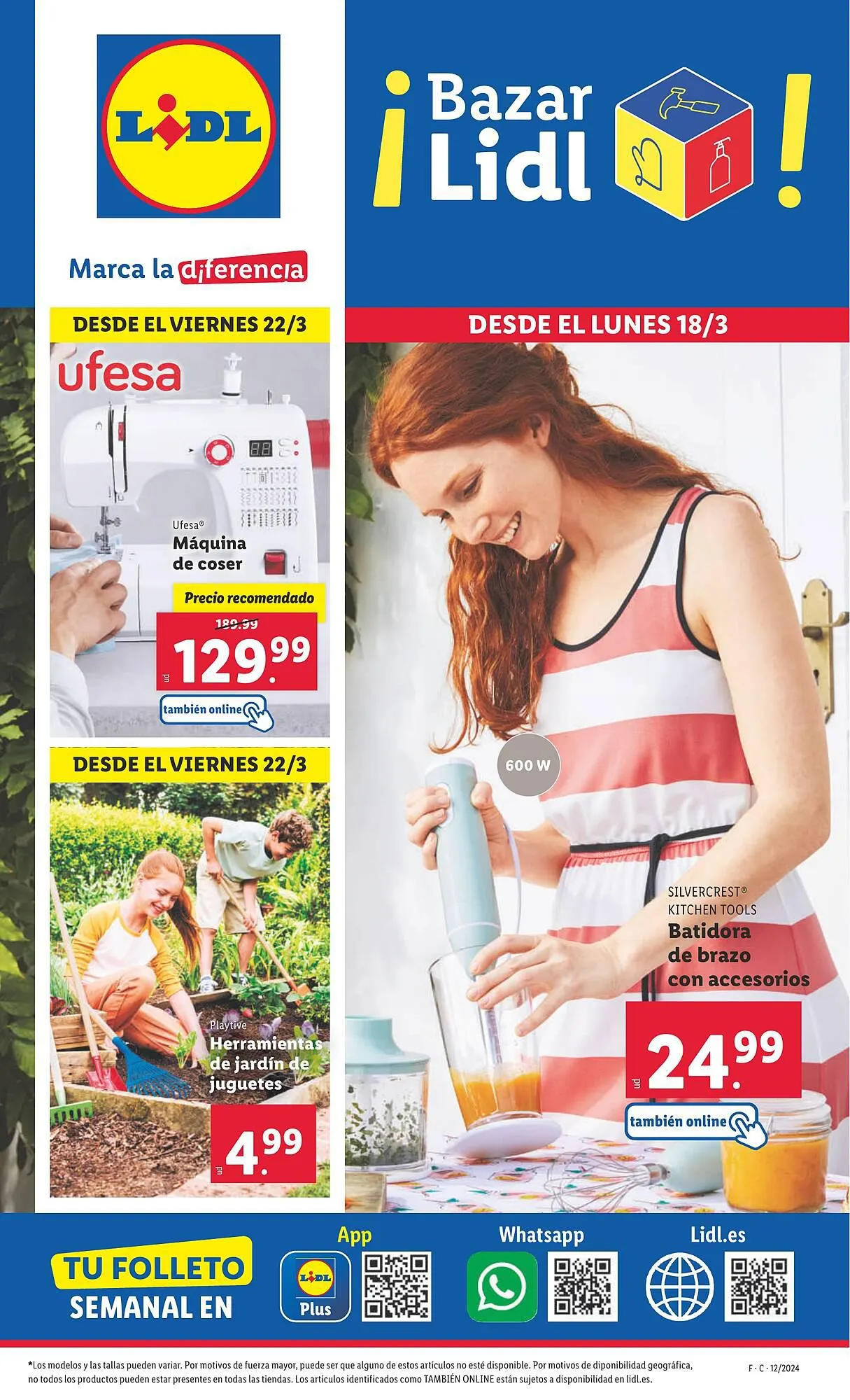 Catálogo de Folleto Lidl 18 de marzo al 24 de marzo 2024 - Página 1