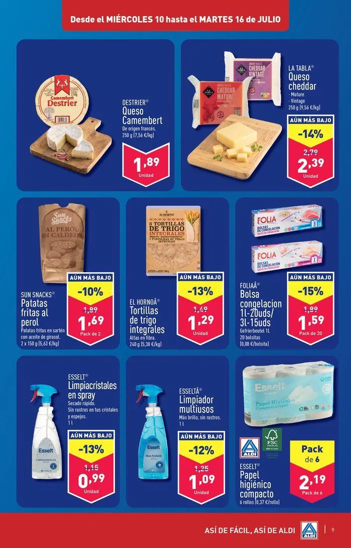 Catálogo de ¡Así de fácil, así de Aldi! 10 de julio al 16 de julio 2024 - Página 9
