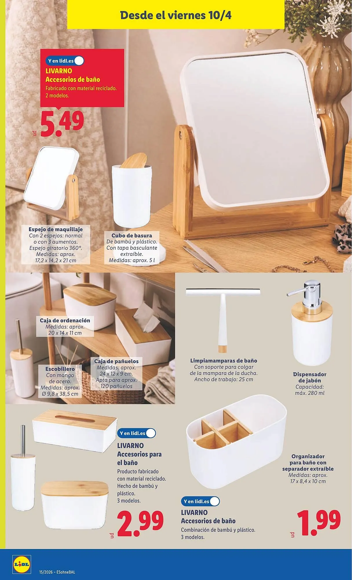 Catálogo de Catálogo Lidl 6 de abril al 12 de abril 2026 - Página 16