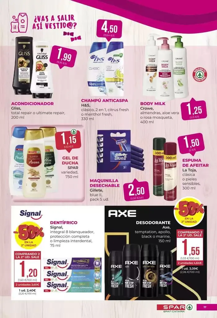 Catálogo de Catálogo Spar Gran Canaria 7 de marzo al 20 de marzo 2025 - Página 17