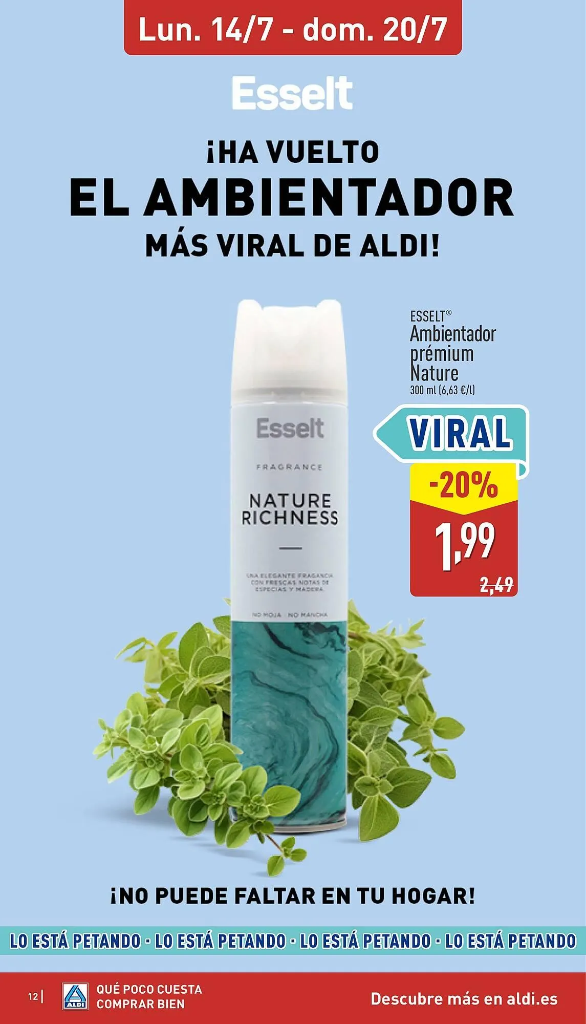 Catálogo de Folleto ALDI 14 de julio al 20 de julio 2025 - Página 12