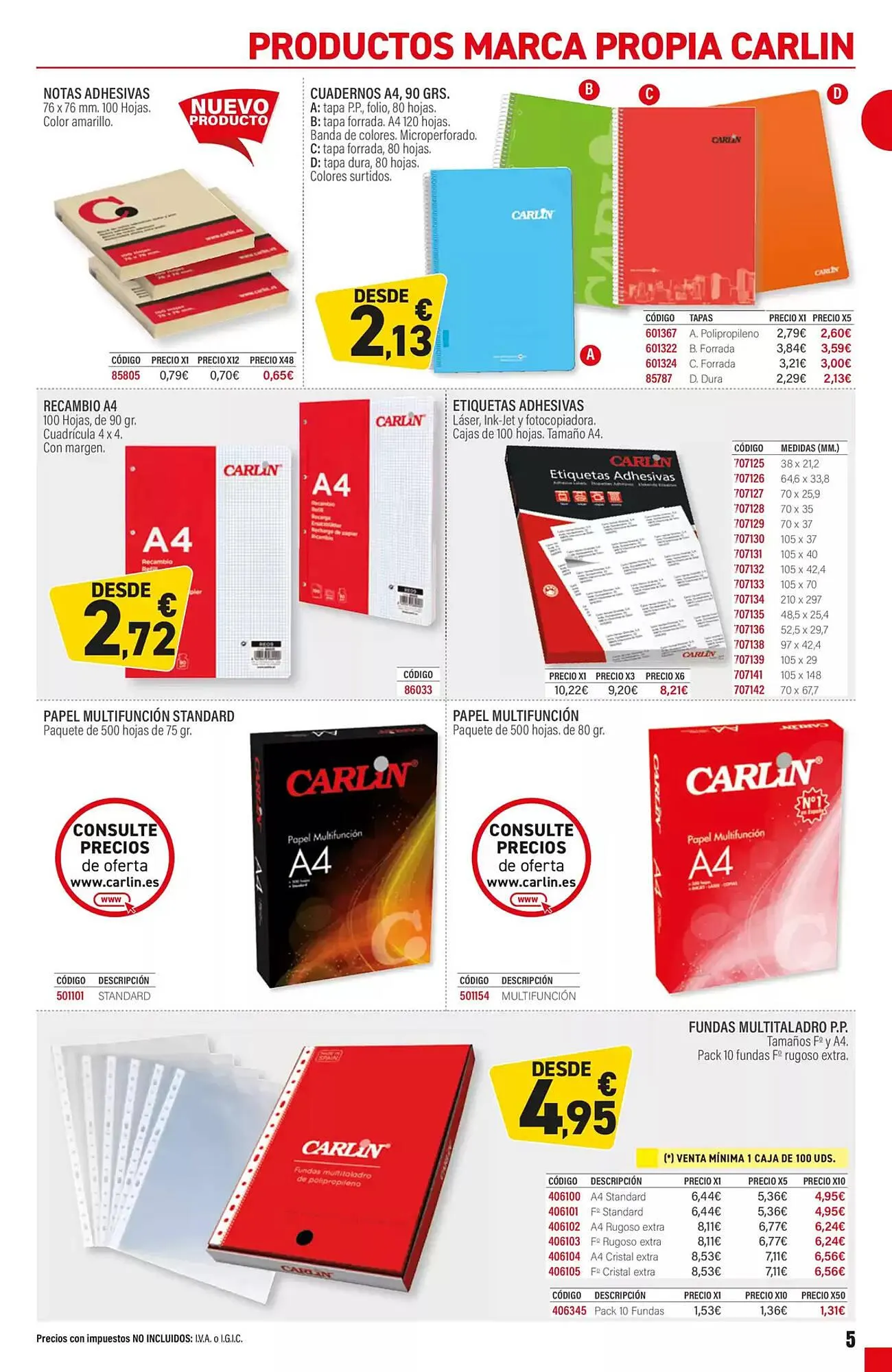 Catálogo de Folleto Carlin 14 de octubre al 5 de febrero 2025 - Página 5