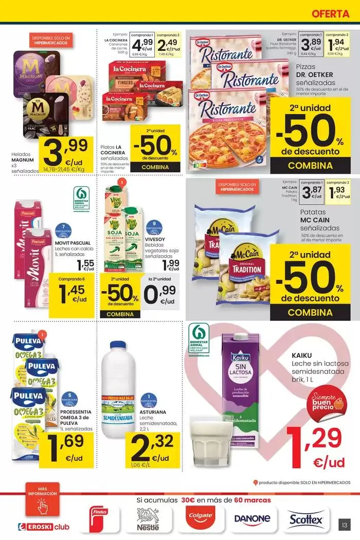 Catálogo de Más de 2000 productos, SIEMPRE A BUEN PRECIO HIPERMERCADOS EROSKI 4 de enero al 14 de enero 2025 - Página 13
