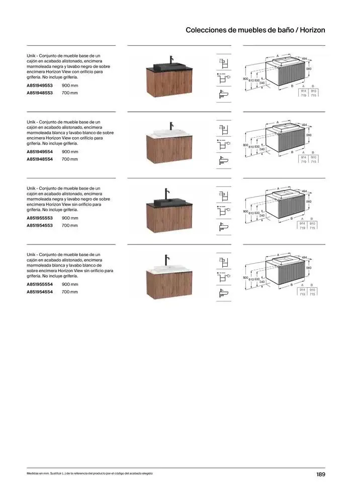 Catálogo de Colecciones de Baño, Muebles y Accesorios 9 de enero al 31 de diciembre 2025 - Página 191