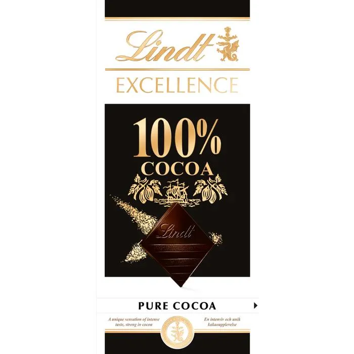 Tableta de Chocolate Excellence 100% Cacao 50g - Lindt