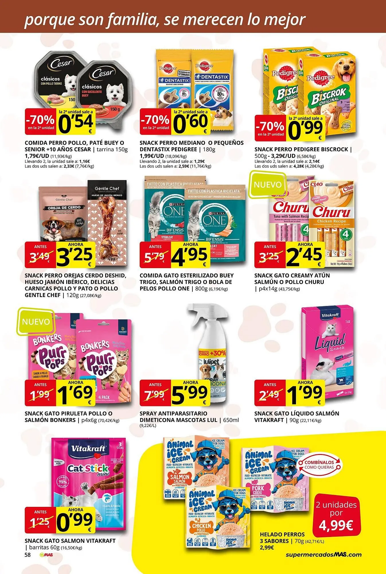 Catálogo de Folleto Supermercados MAS 30 de abril al 28 de mayo 2026 - Página 58