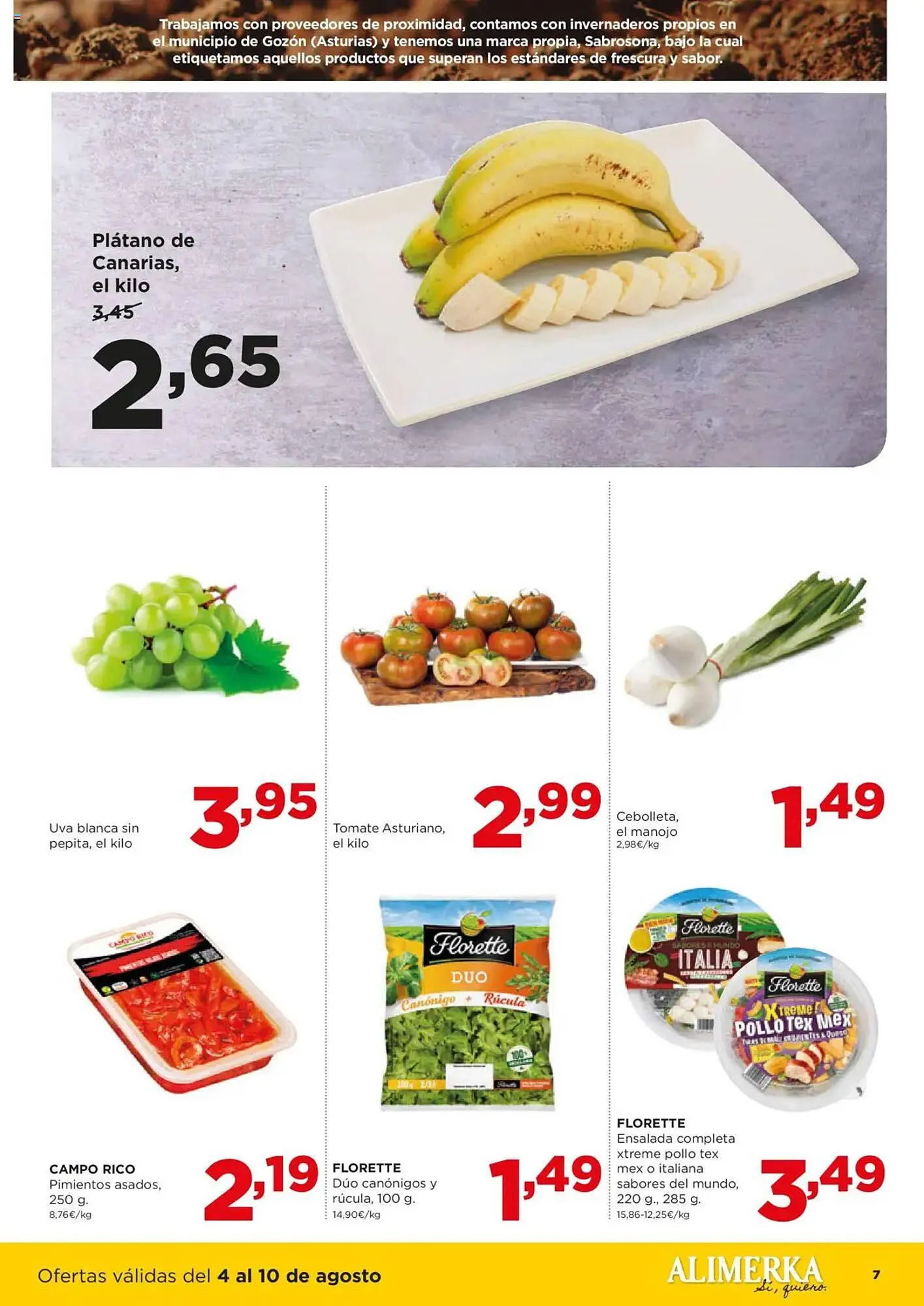 Catálogo de Folleto Alimerka 4 de agosto al 10 de agosto 2025 - Página 7