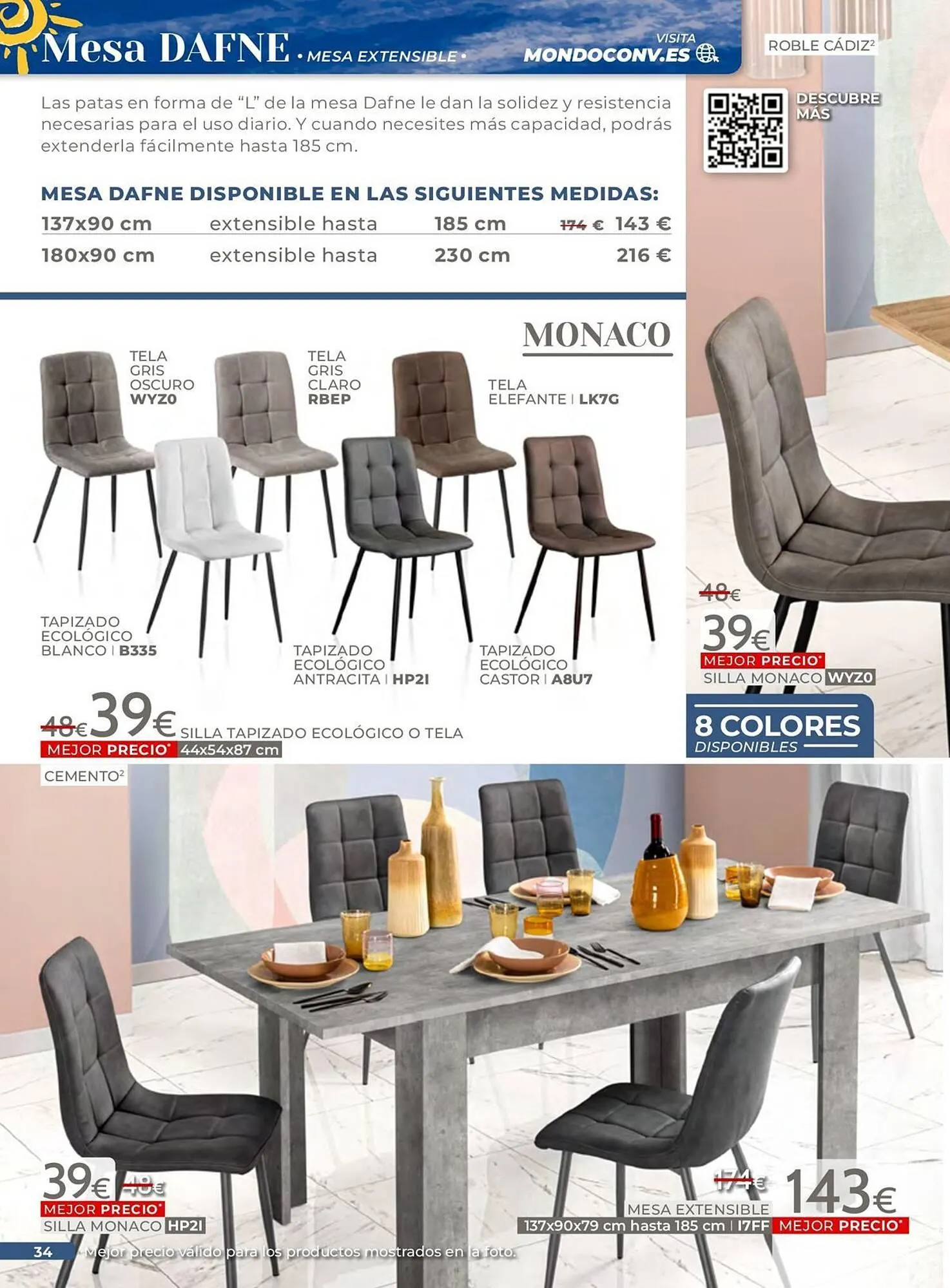 Catálogo de Folleto Mondo Convenienza 3 de junio al 15 de junio 2025 - Página 34