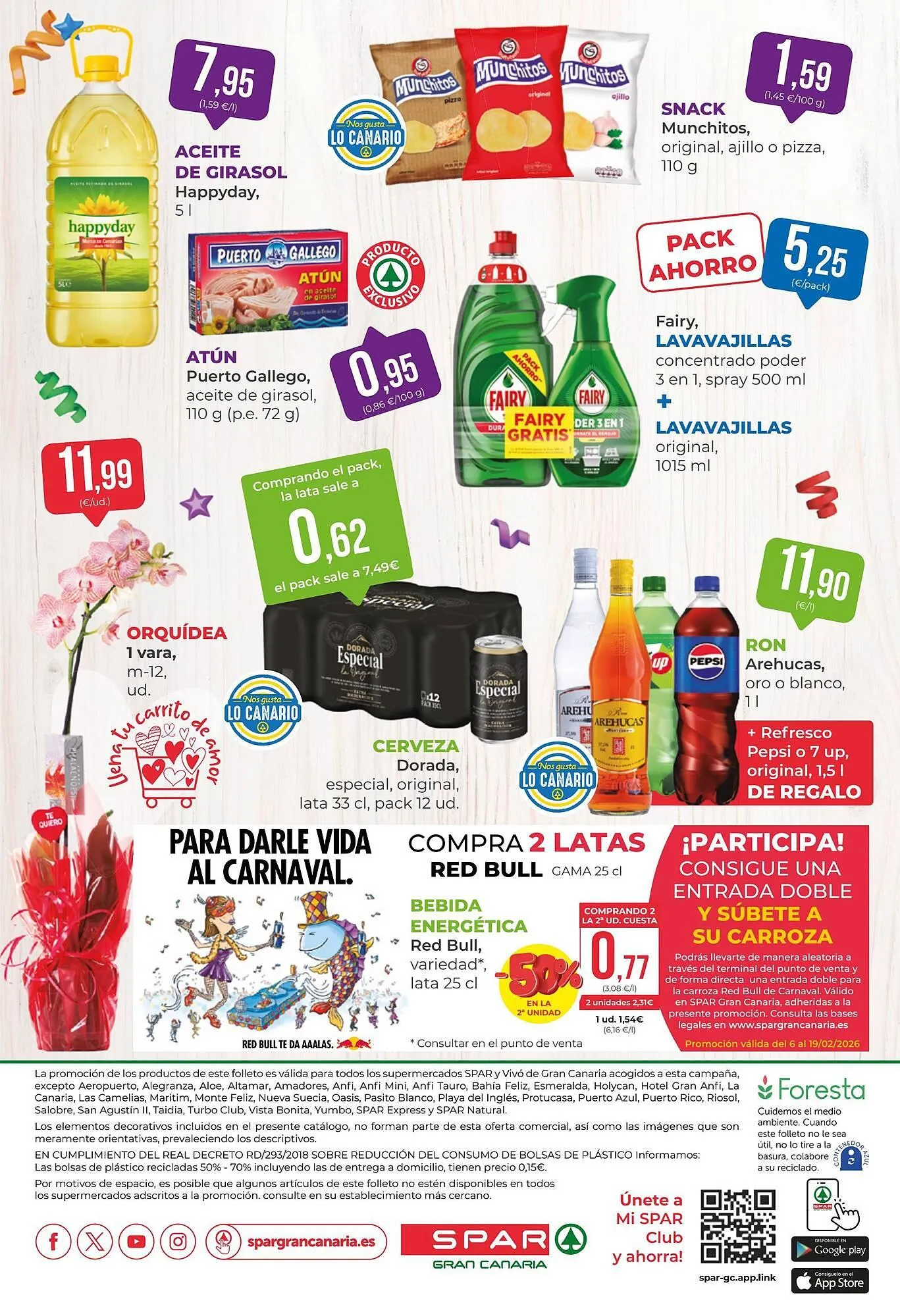 Catálogo de Folleto SPAR Gran Canaria 6 de febrero al 19 de febrero 2026 - Página 22