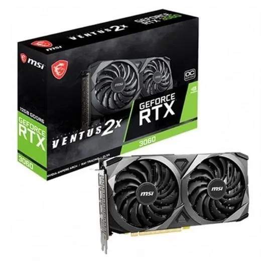 SVGA GEFORCE MSI RTX 3060 VENTUS 2X 12G OC