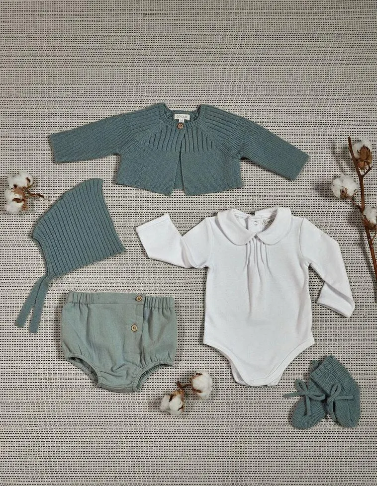 Body Con Jaretas En El Pecho Blanco Optico