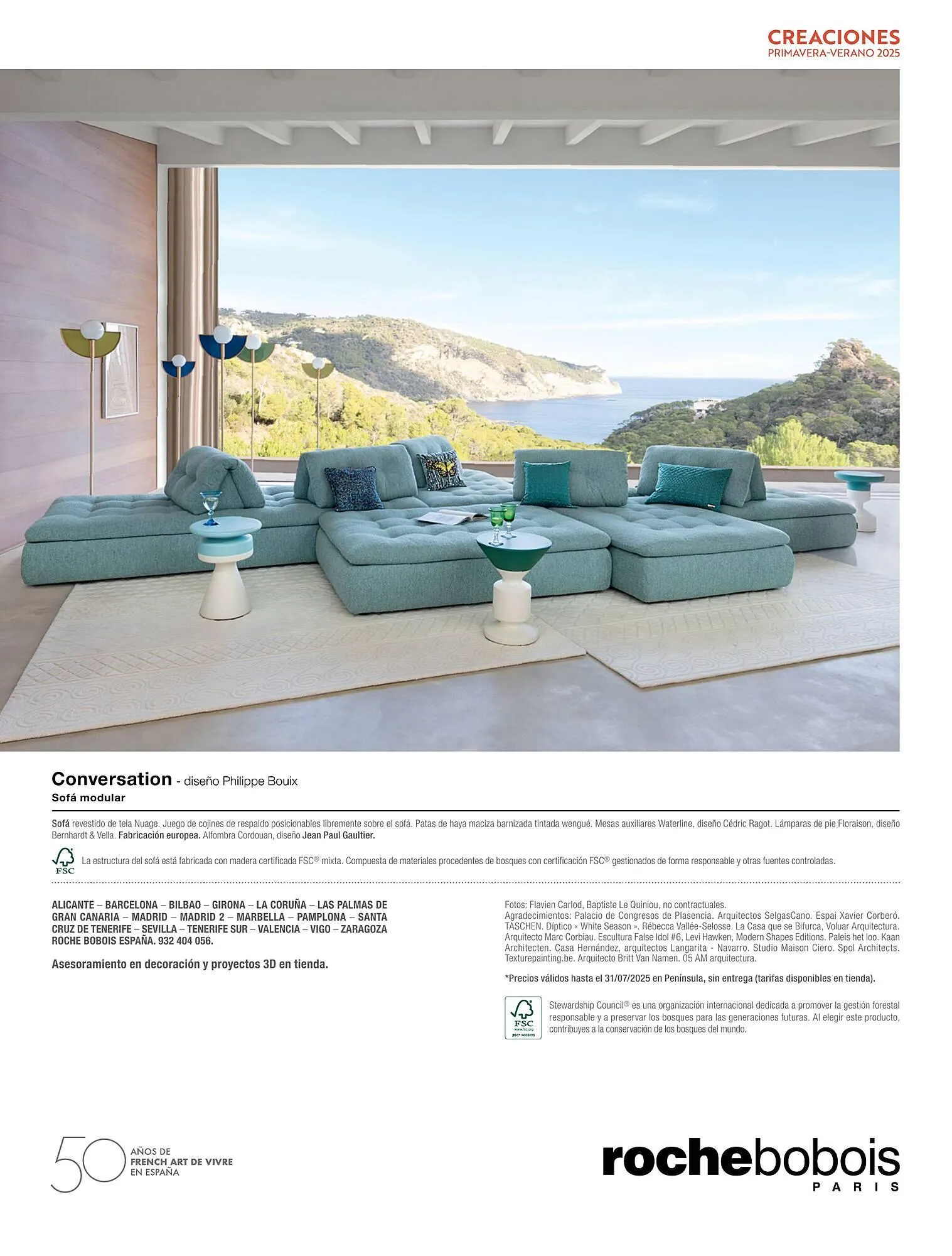 Catálogo de Folleto Roche Bobois 25 de marzo al 31 de agosto 2025 - Página 20