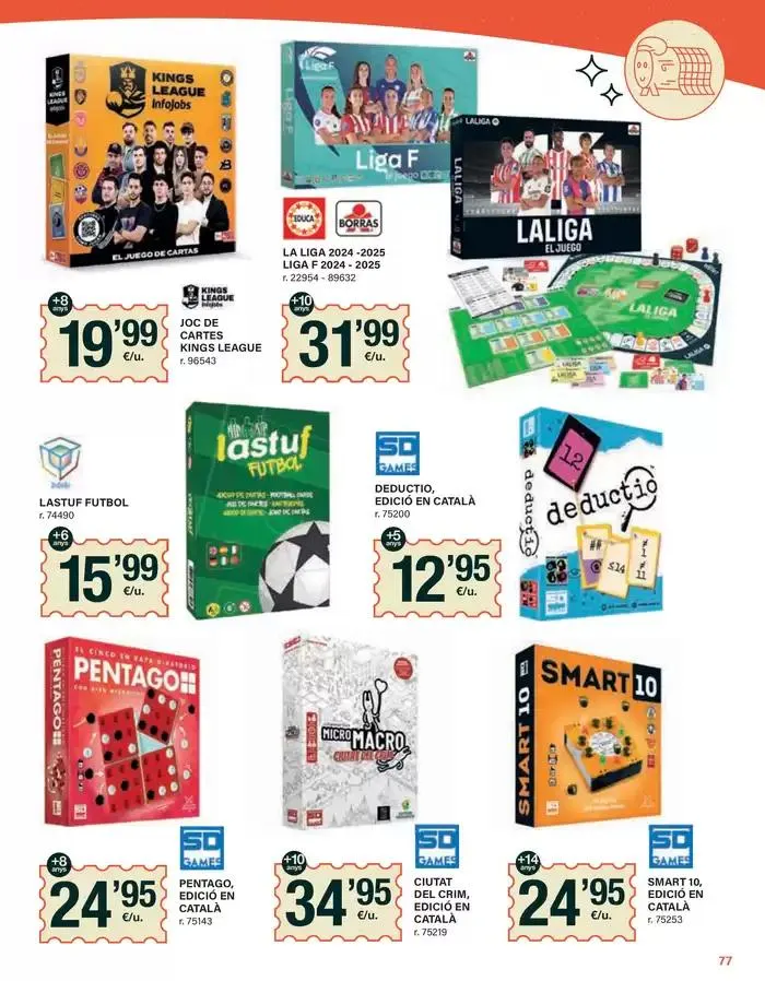 Catálogo de Catàleg joguines 2024 12 de noviembre al 31 de diciembre 2024 - Página 77