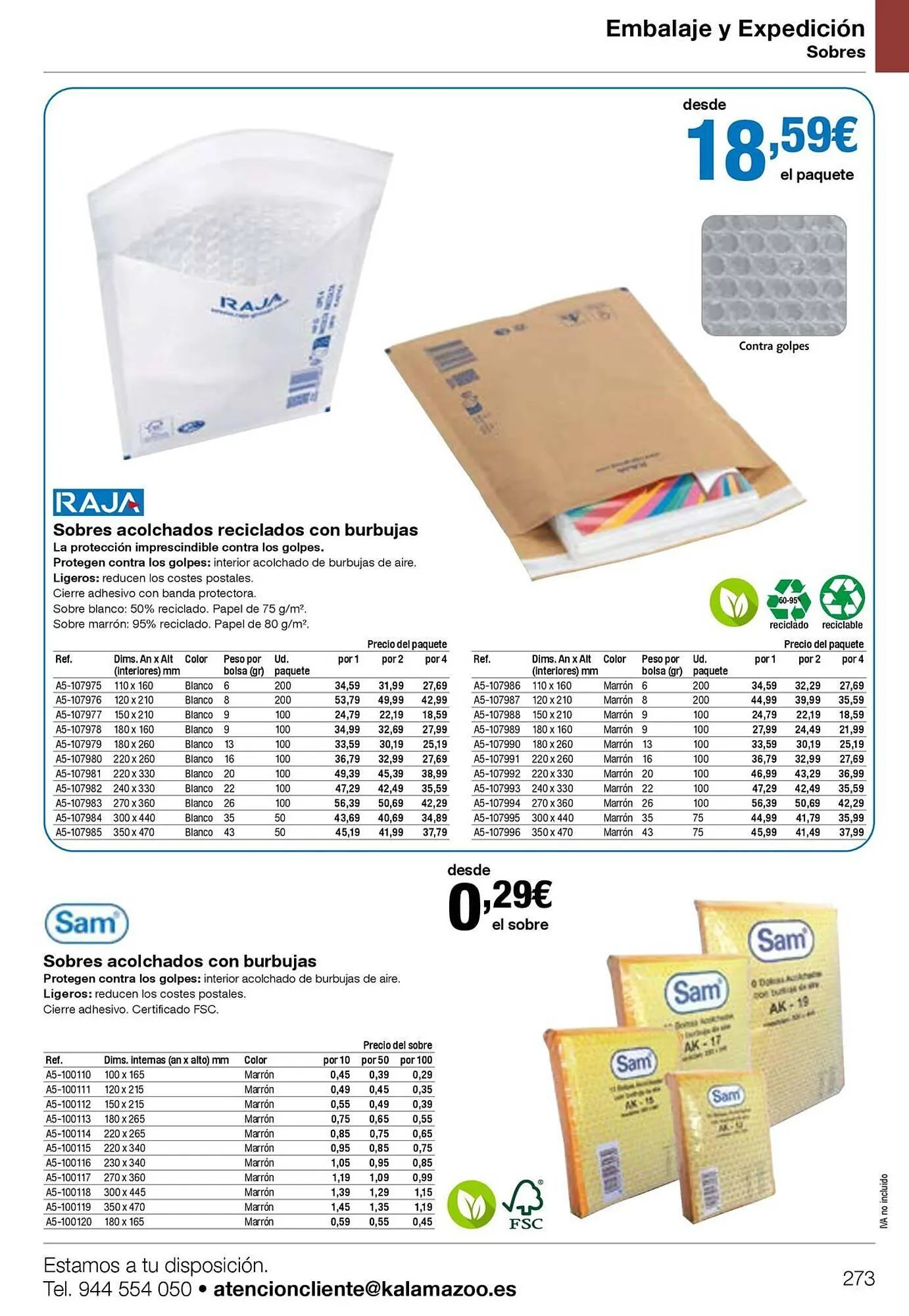 Catálogo de Folleto Staples Kalamazoo 19 de enero al 31 de diciembre 2026 - Página 273