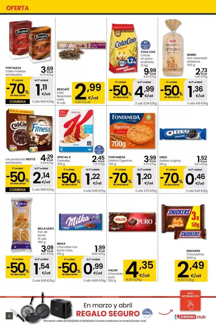 Catálogo de Precio más bajo SUPERMERCADOS EROSKI 27 de marzo al 8 de abril 2025 - Página 8