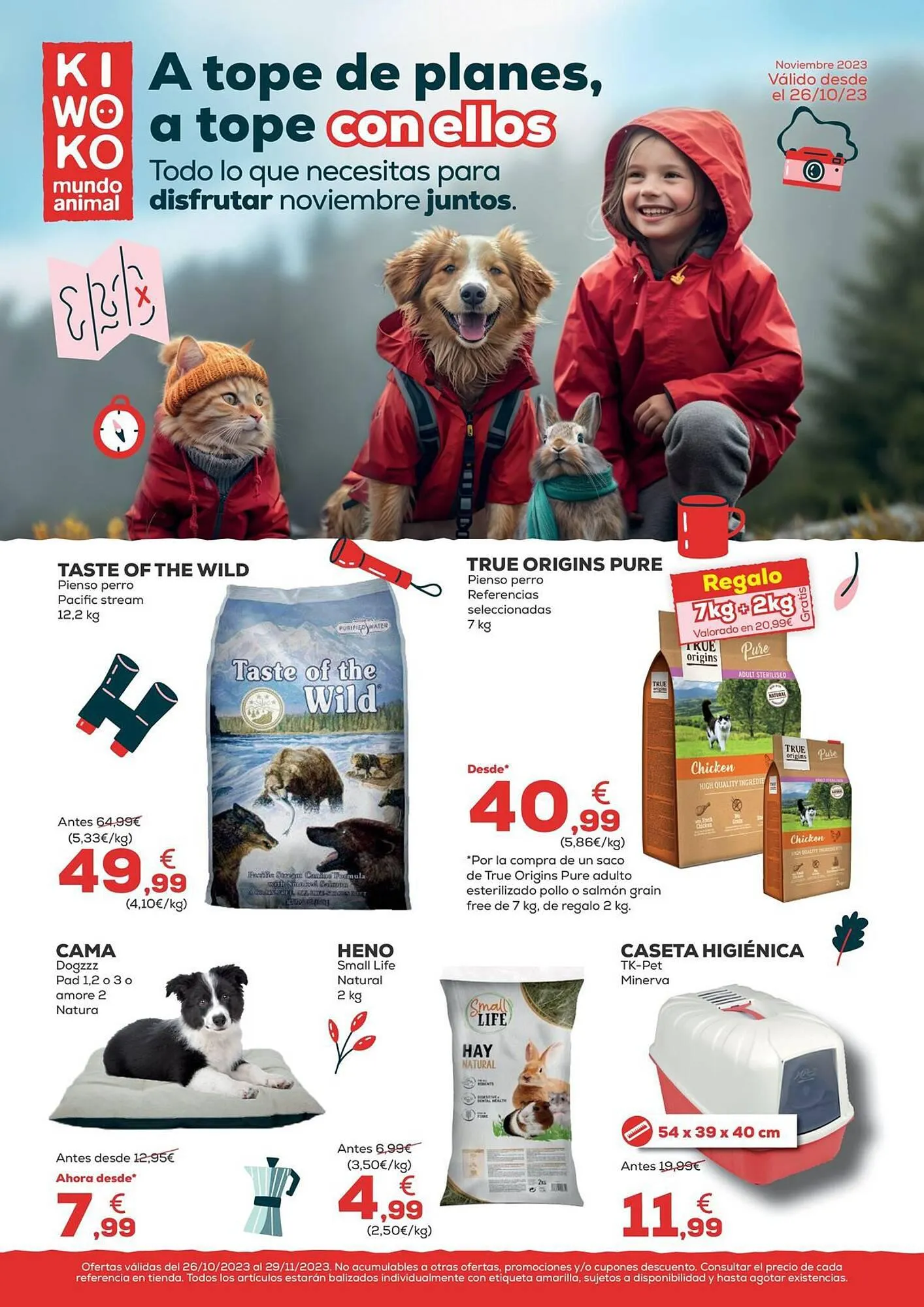 Catálogo de Folleto Kiwoko 26 de octubre al 29 de noviembre 2023 - Página 1