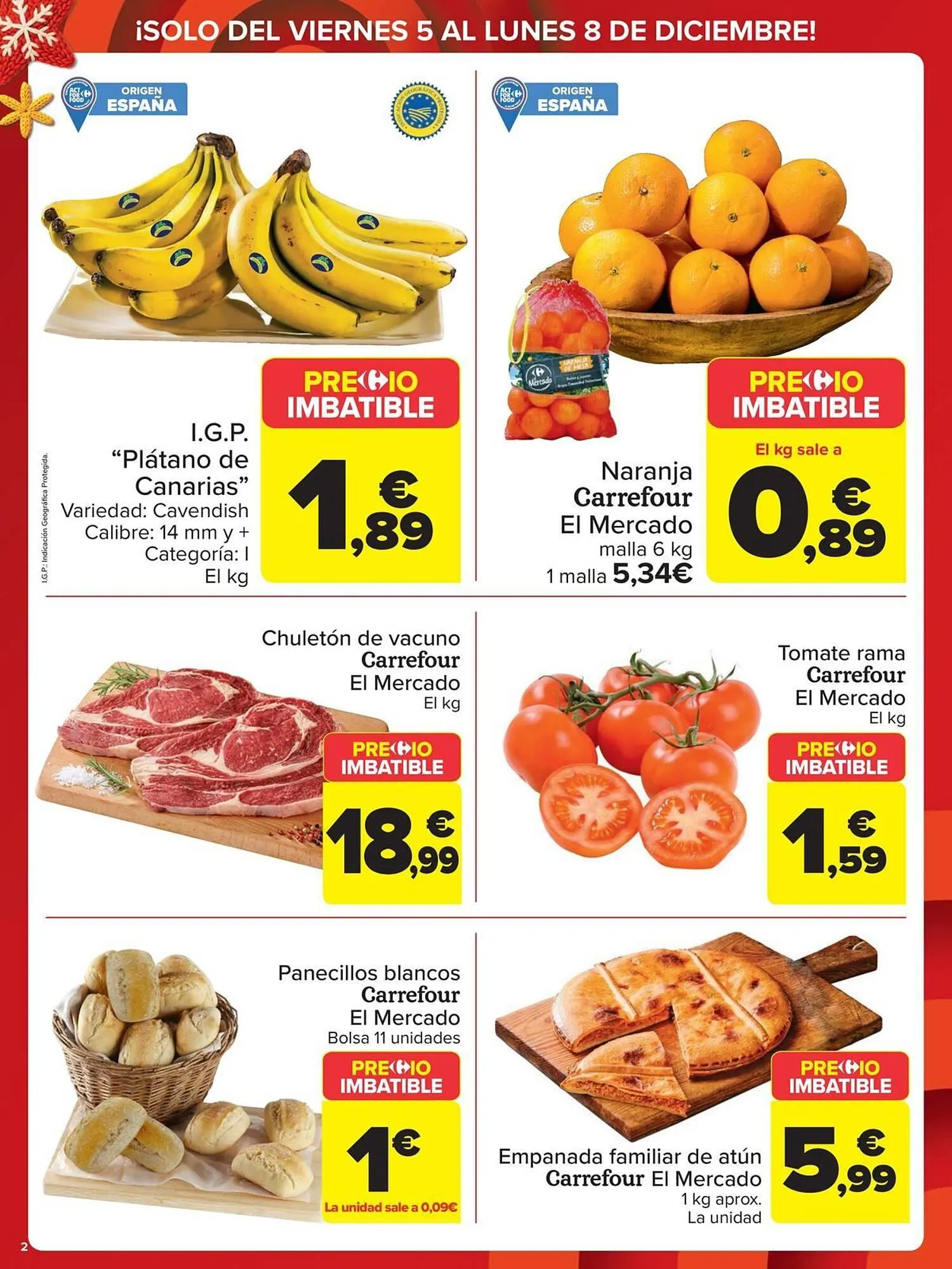 Catálogo de Folleto Carrefour 5 de diciembre al 8 de diciembre 2025 - Página 2