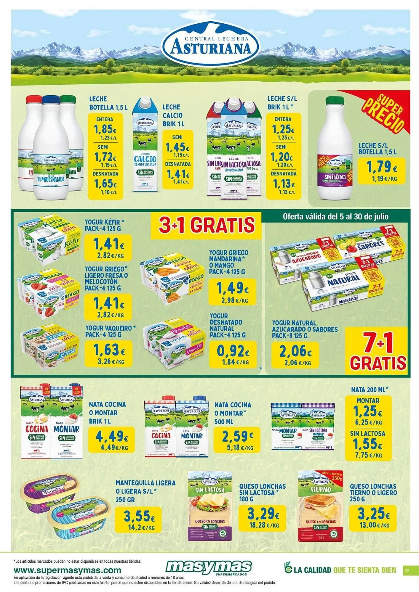 Catálogo de Folleto Masymas 26 de junio al 30 de julio 2025 - Página 13