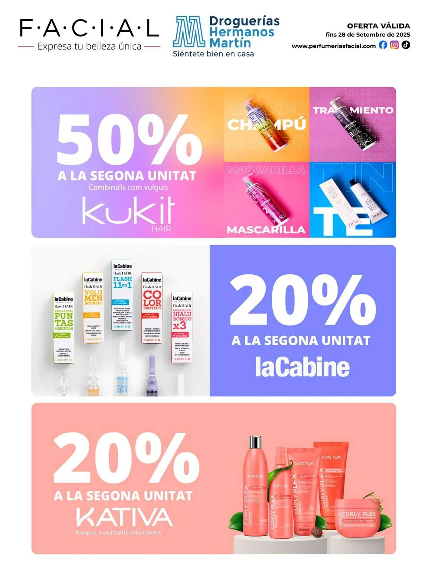Catálogo de Folleto Perfumeries Facial 15 de septiembre al 28 de septiembre 2025 - Página 1