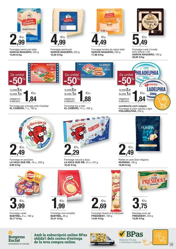 Catálogo de Fullet d'ofertes quinzenals  2 de septiembre al 9 de septiembre 2024 - Página 19