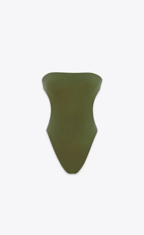 bañador palabra de honor con aberturas