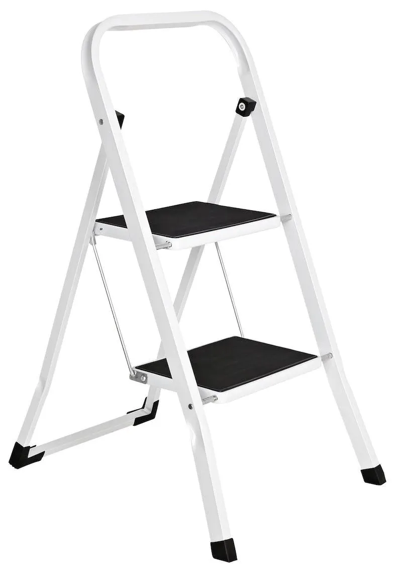 Tarrington House Escalera plegable antideslizante, 2 peldaños