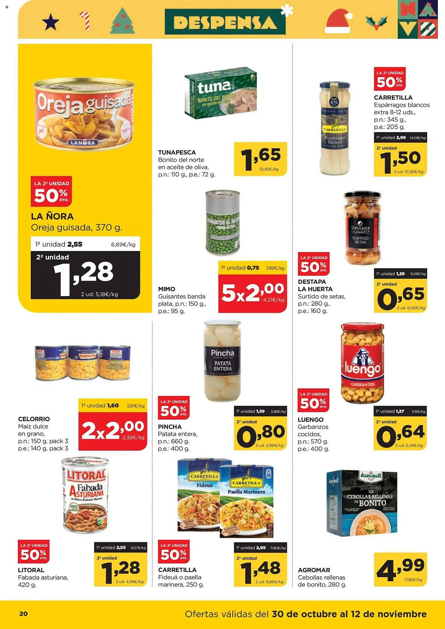 Catálogo de Folleto Alimerka 30 de octubre al 12 de noviembre 2025 - Página 20