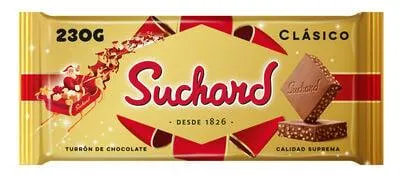 Turrón de chocolate crujiente clásico Suchard 230g