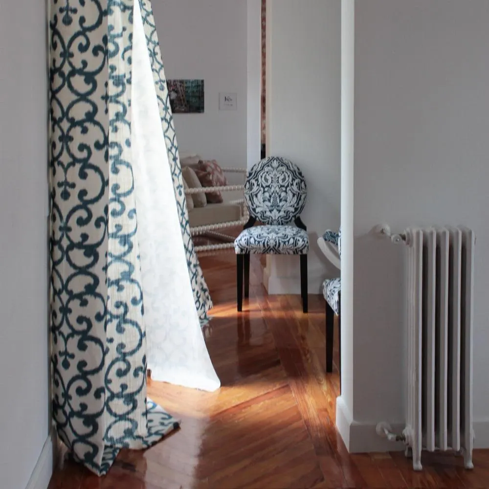 Cortina viscosa y lino Badi