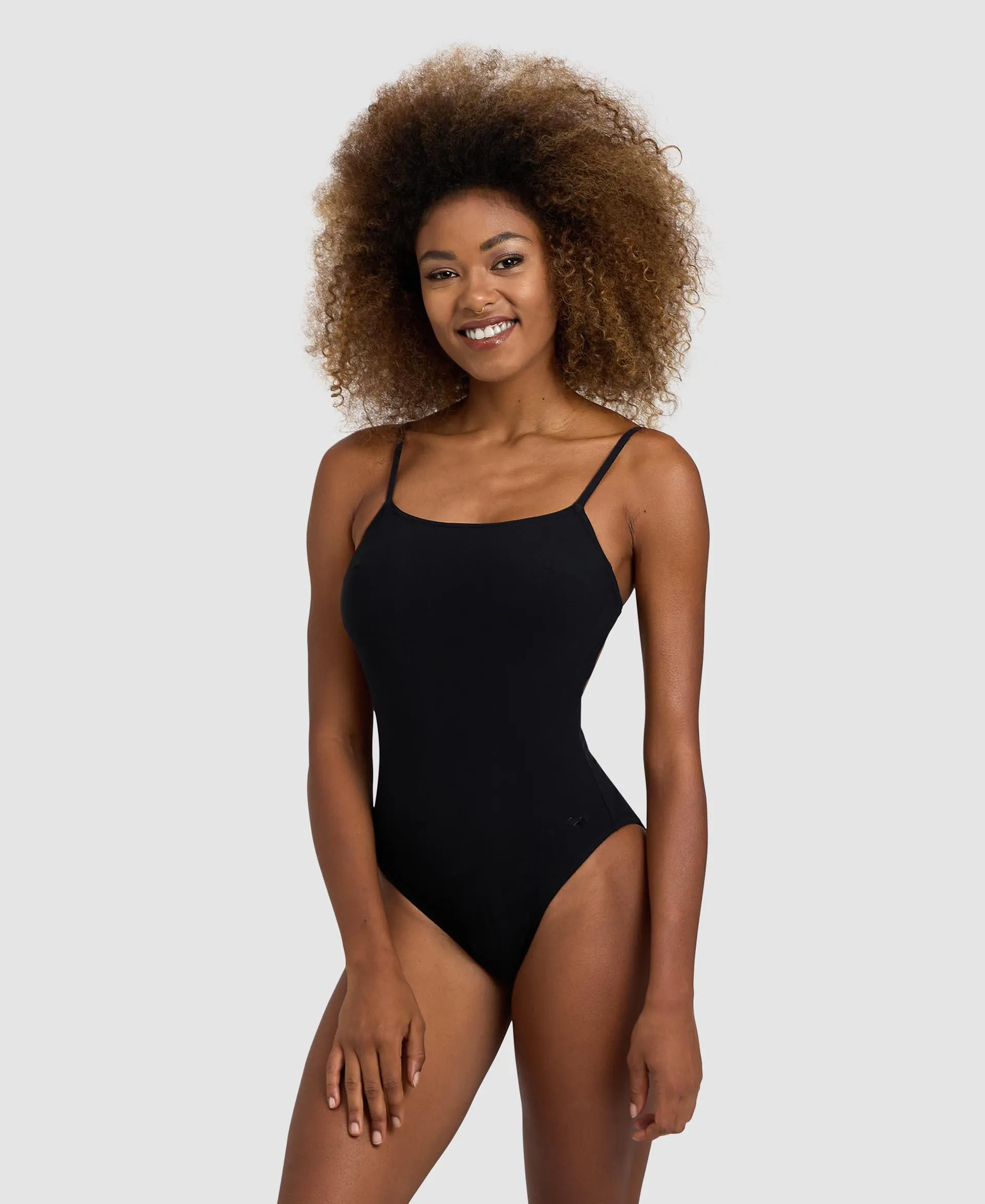 Bañador Mujer Espalda Tie Liso