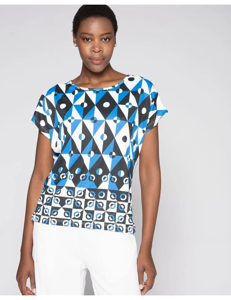 Camiseta geometrico Op Art