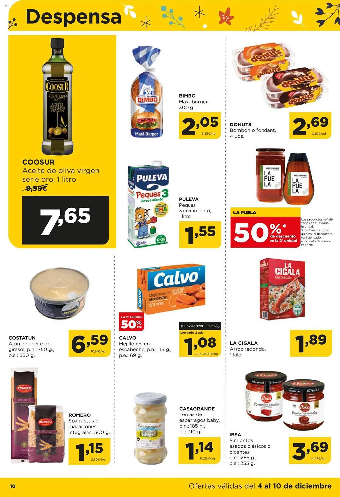 Catálogo de Folleto Alimerka 4 de diciembre al 10 de diciembre 2023 - Página 10