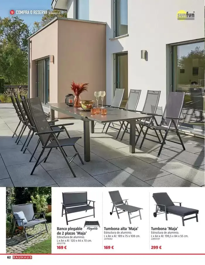 Catálogo de VERANO. Jardín, terraza, balcón. 26 de marzo al 20 de abril 2025 - Página 62