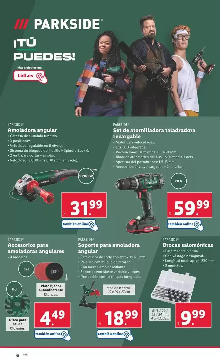 Catálogo de ¡Bazar Lidl! Ofertas válidas del 24/03 al 30/03 24 de marzo al 30 de marzo 2025 - Página 10