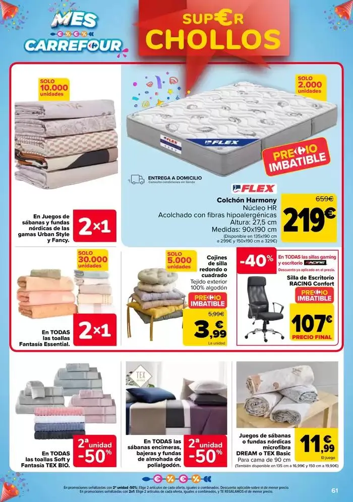 Catálogo de 50% QUE VUELVE + 2ªUD. AL -50% 13 de mayo al 26 de mayo 2025 - Página 61