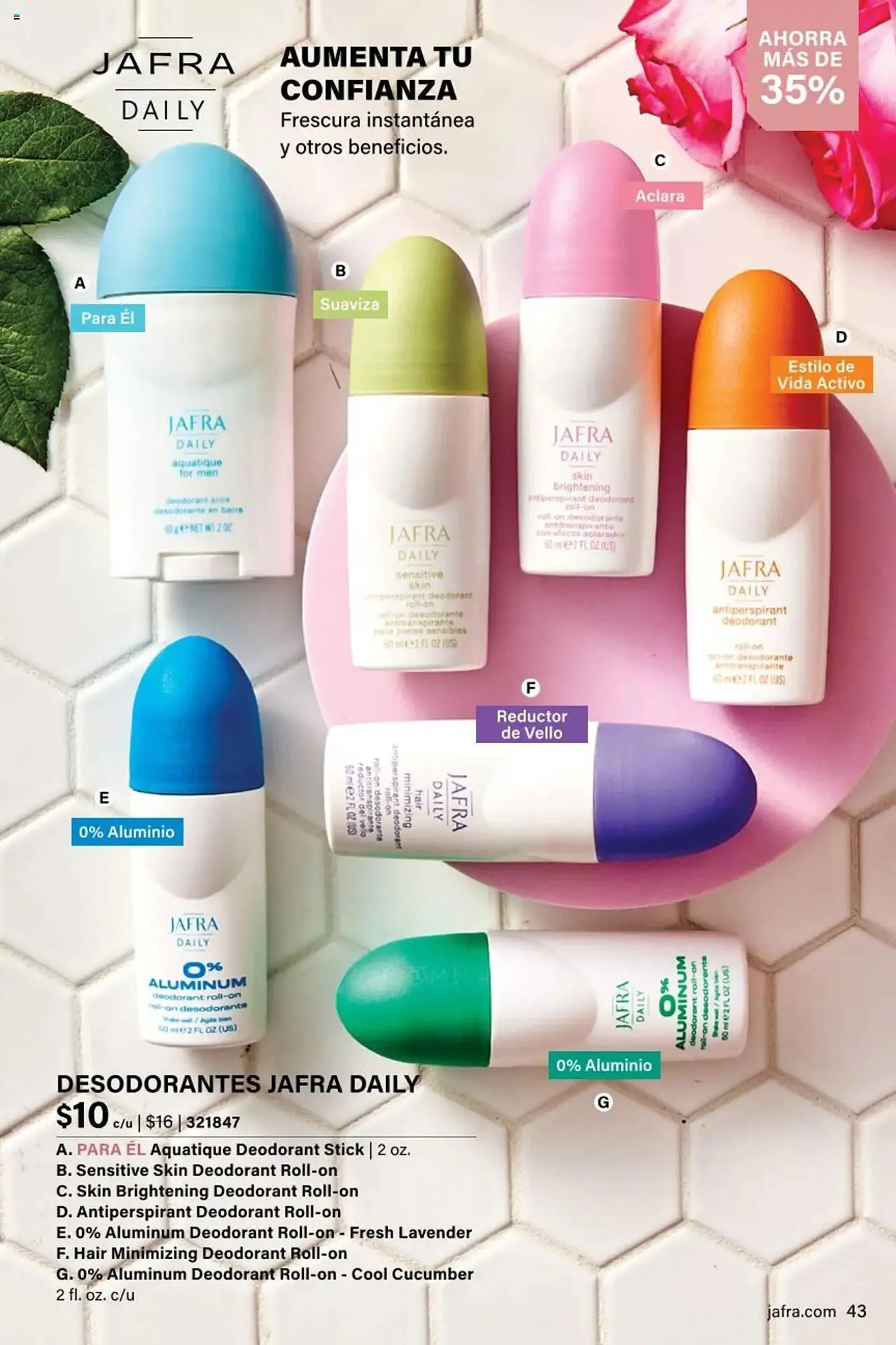 Catálogo de Folleto JAFRA 1 de abril al 30 de abril 2025 - Página 43