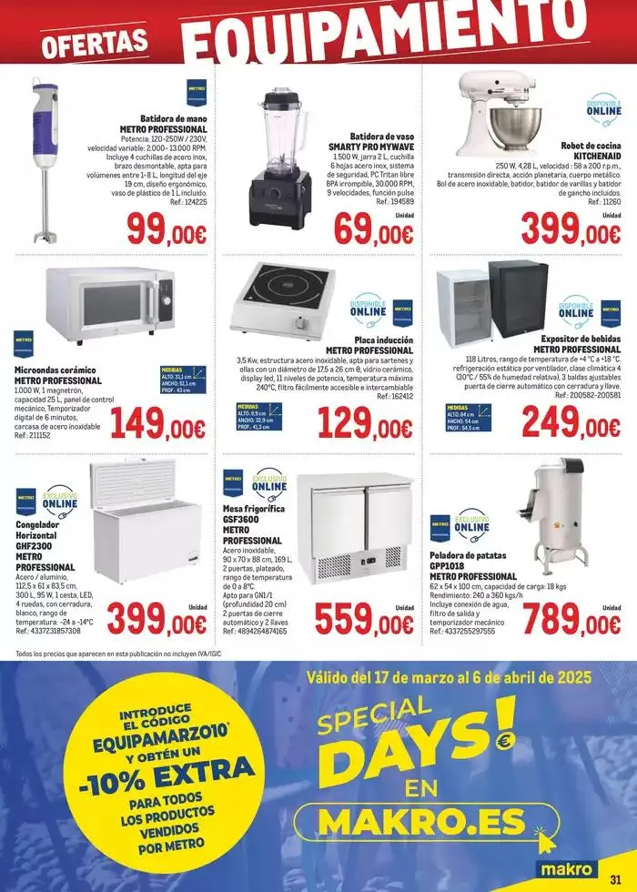 Catálogo de Makro Precios Levante 6 de marzo al 6 de abril 2025 - Página 31