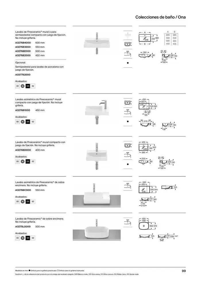 Catálogo de Colecciones de Baño, Muebles y Accesorios 9 de enero al 31 de diciembre 2025 - Página 101