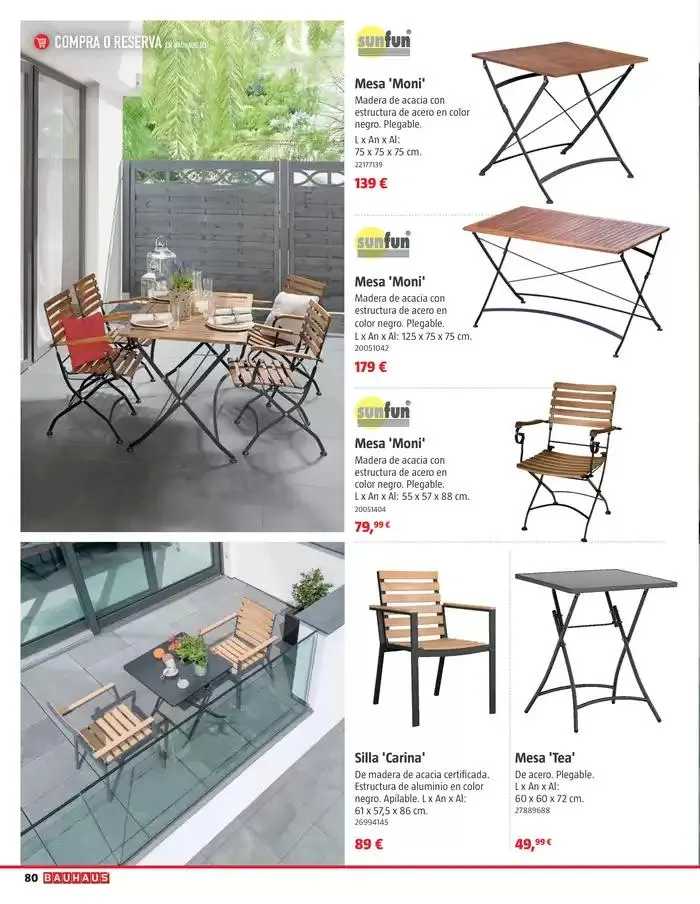 Catálogo de VERANO. Jardín, terraza, balcón.  26 de marzo al 20 de abril 2025 - Página 80