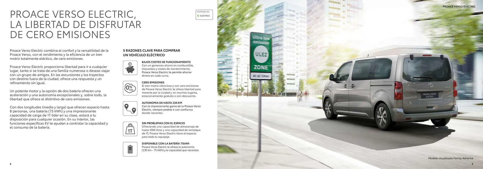 Catálogo de Catálogo Proace Verso Electric 100% eléctrico 26 de junio al 26 de junio 2025 - Página 3