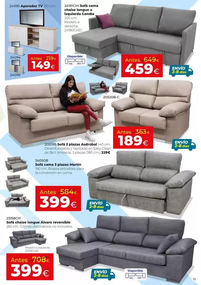 Catálogo de Más muebles por menos dinero 1 de octubre al 20 de octubre 2024 - Página 13