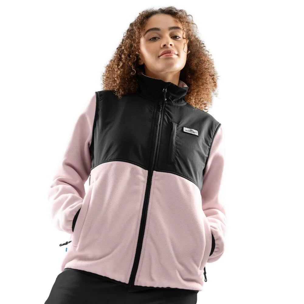 Chaqueta polar Ripstop mujer esquí y nieve Evolène-W Rosa