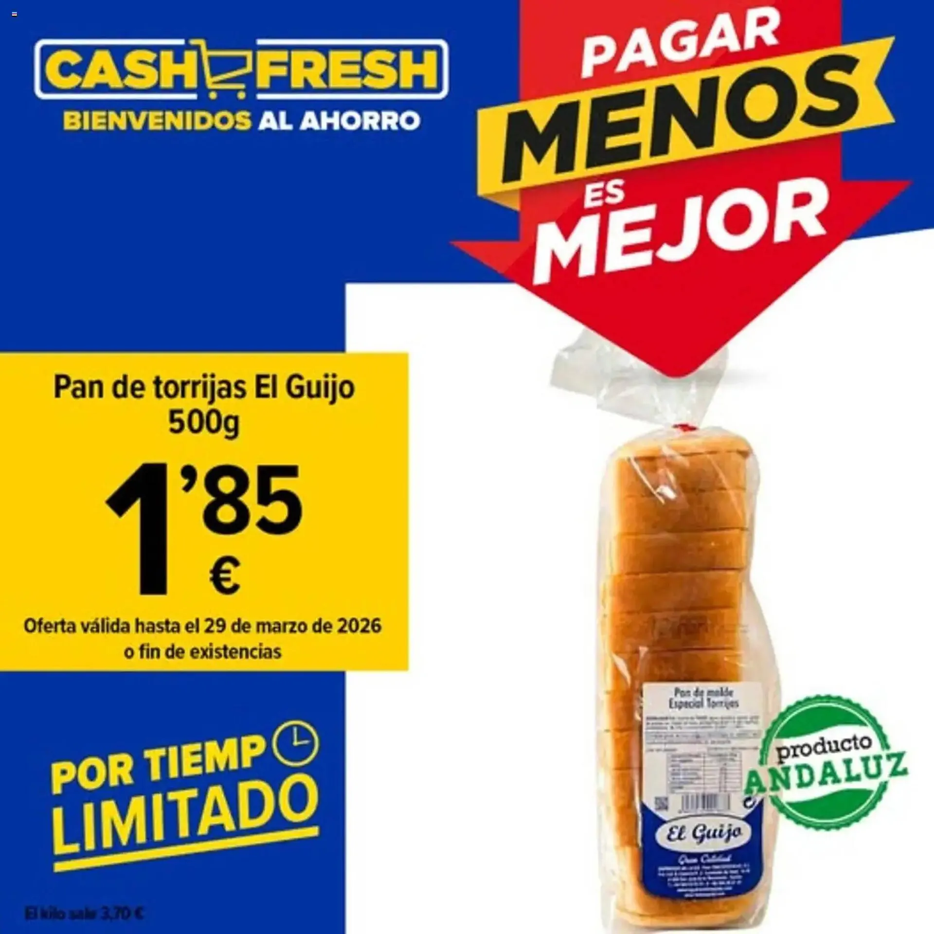 Catálogo de Folleto Cash Fresh 23 de marzo al 29 de marzo 2026 - Página 1