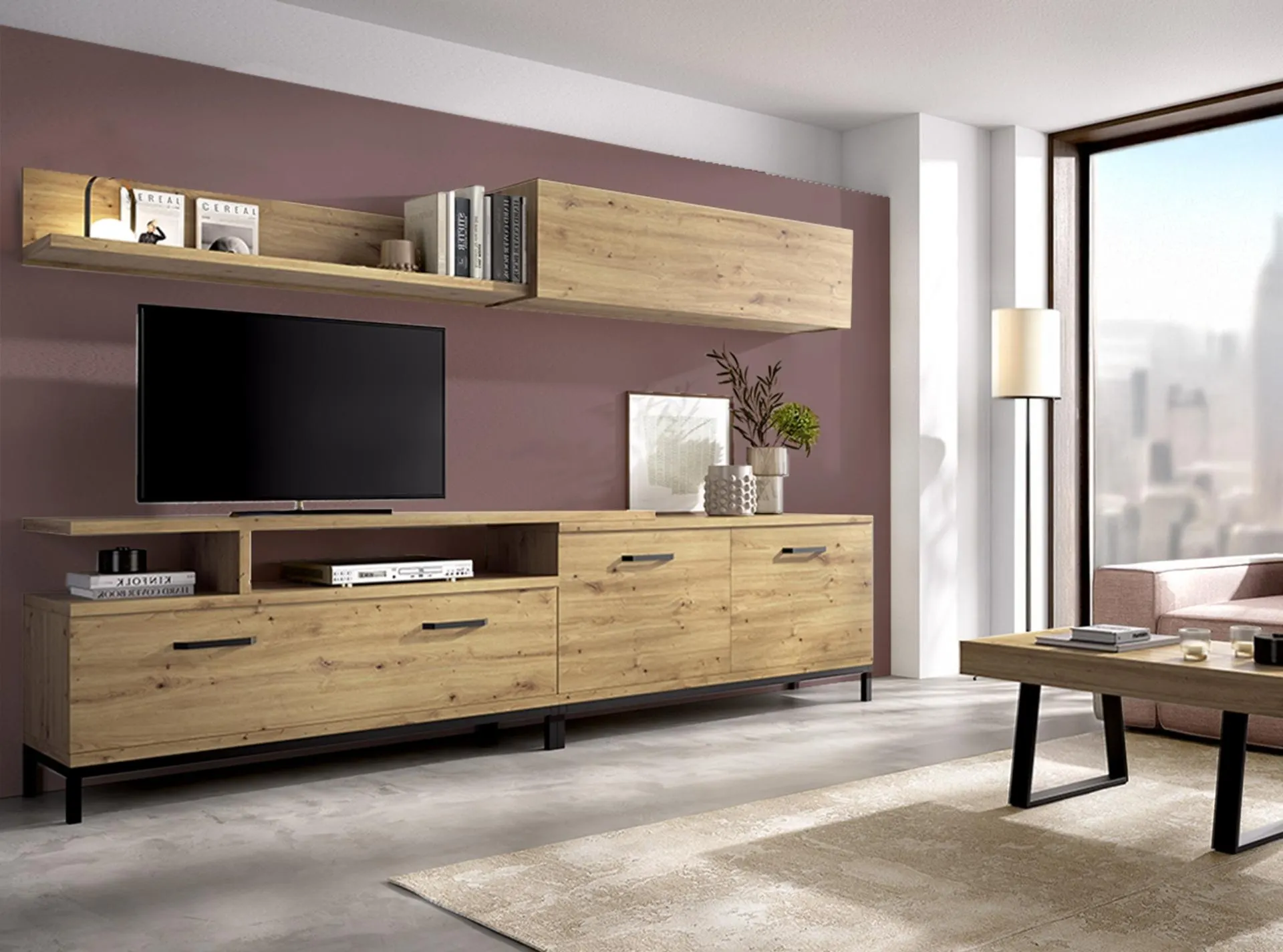 Conjunto de salón de 240 cm de ancho