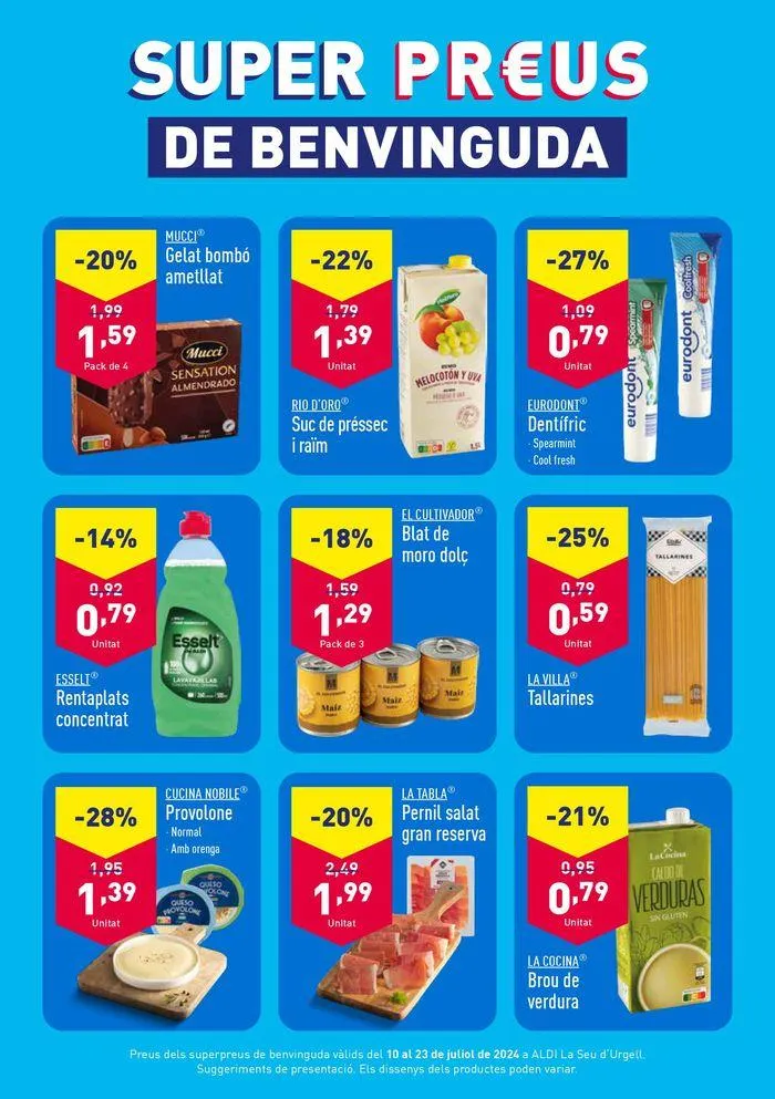 Catálogo de Així de fàcil, Així d’Aldi - Obrim a la Seu d’Urgell 10 de julio al 16 de julio 2024 - Página 2